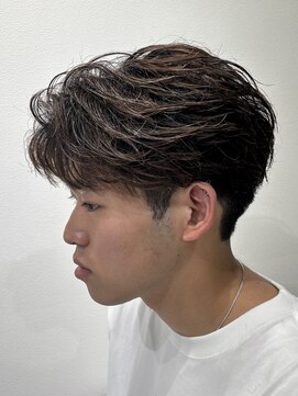 ハイプ(HYPE) ナチュラルマッシュ/韓国マッシュ/ニュアンスパーマ/メンズ/眉毛