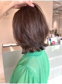 レイヤーボブ 切りっぱなし