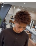 スパイキーアップバング