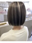 ハイライトカラー/松阪/ブリーチカラー/ボブ/髪質改善/20代