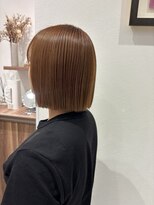 アッシュ 川崎店(Ash)&nbsp;切りっぱなしボブ／マロンベージュ