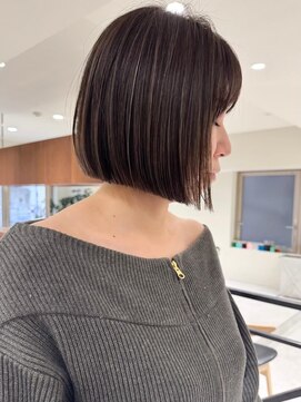 ゴカン バイ ジル ブラン 名古屋(Gokan by JIL BLAN) ハイライトバレイヤージュダブルカラーショートカット30代40代