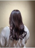 ブリーチなしチェリーレッド
