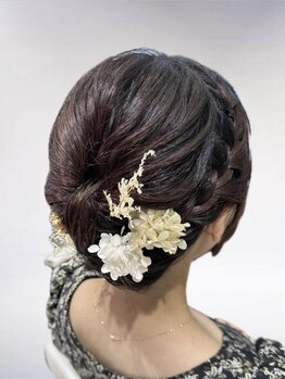 ザイン(Sein)の写真/小山市でも数少ないヘアセットができるサロン！朝10時～夜20時まで対応可能◎