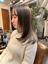 ムード(MOOD,)&nbsp;暗めカラー/グランマッシュ[レイヤーカット/髪質改善/銀座]
