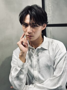 ロンドオム 池袋(Lond Homme) men's/メンズ/ブルーブラック/フェザーパーマ/ダウンパーマ/池袋