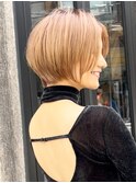 ショートボブ髪型30代40代50代前髪あり前髪無し面長丸顔【西村ss