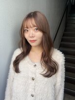 ケンジサナンド(KENJE Sanando)&nbsp;【ブリーチなし☆】"まろやかベージュ×ロング"