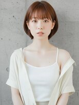 ニューヨークニューヨーク ピオレ姫路店(NYNY)&nbsp;前髪ありショートボブ×明るめブラウン