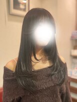 シェール(cher)&nbsp;シャギーレイヤー/黒髪ロング/艶髪