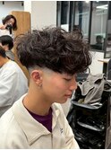プードルパーマ ポップコーンパーマ スペインカール メンズ