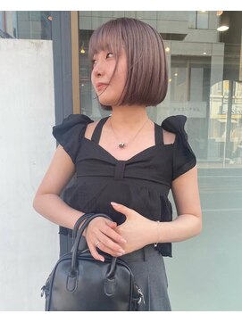 ブリックバイブレイス 千葉 千葉中央(brick by brace) 千葉駅/着物ヘア/大人ガーリー/ダークアッシュ/似合わせカット