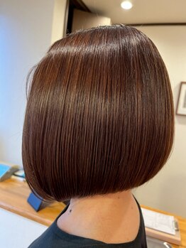 スリークの写真/繰り返す白髪染めの救世主。世界初認証《ヴィラロドラ》×講師のカットで、若々しい艶と上品さを。【深谷】