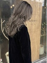 ニコリヘアワークス(nicori hair works)&nbsp;ロング×ウェーブ×ハイライト1