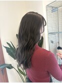透明感グレージュ/20代/30代/ダークアッシュ/ロング
