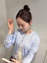 アクシス ナゴヤ(AXIS NAGOYA) 【なつミ】ダークパープル/ナチュラルショート/夏のヘアアレンジ