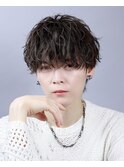 【難波/心斎橋】波巻きパーマ/メンズマッシュ/20代