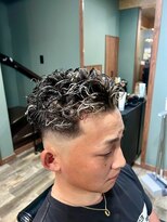 スタンドバーバー 柏(STAND BARBER)&nbsp;リバースセンターパート/ニュアンスパーマ/ダウンバング/柏