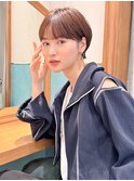 ナチュラルショート/ショートボブ/韓国/顔周り/20代30代40代50代