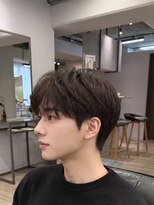 Men's LOOPA【メンズルーパ】三宮/元町/メンズパーマ/曲がる縮毛矯正/眉毛カット&nbsp;マッシュ/メンズショート/ツーブロック/黒髪/神戸/三宮