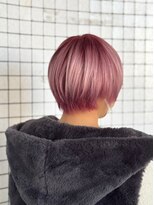アローズ 沖縄店(arose)&nbsp;ベリーピンク×マッシュショート