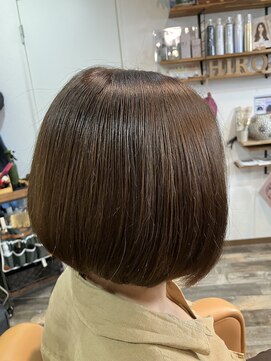 美容室ひろ お白髪活かしぼかしケアカラー＋頭浸浴