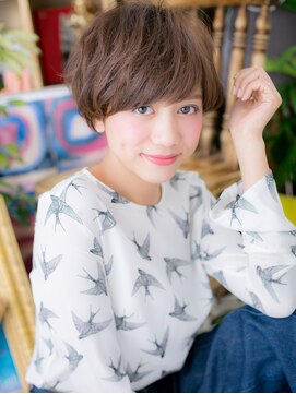 カバーヘア イヴ 戸頭店(COVER HAIR EVE) *+COVER HAIR+*…アシンメトリーな女っぷりショートa