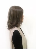 外ハネ＊ニュアンスミディ