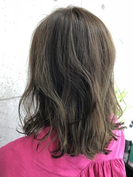 ア セカンド 清藤美容室第弐號(a sekand) ミディアムボブ×ハイライトグレージュカラー☆