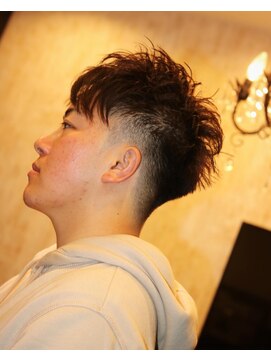 カバジェーロ(kaballero) アシメfadeスクリューマッシュ