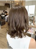 #寒色系カラー#オリーブベージュ#ミルクティベージュ#ローライト