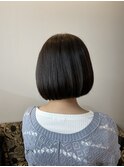 切りっぱなしボブ