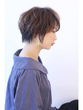 オーロ 宝塚店(ORO) 20代30代40代50代ひし形束感ショート透明感マロンベージュ