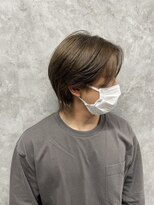 コーパル(copal)&nbsp;人気急上昇！メンズウルフ ベージュカラーで柔らかヘアに！