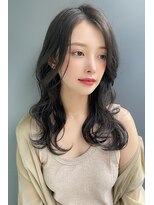 クーエフー(coo et fuu) 20代30代大人可愛い韓国風巻き髪カーキベージュツヤ髪ロング藤4