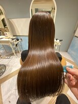 ロンド ストラーダ 心斎橋(Lond strada) シルキーベージュ×グレージュカラー【髪質改善/縮毛矯正】