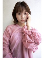 ブゾン(buZon)&nbsp;【buZonブゾン】レイヤーボブ×ウォームブラウン