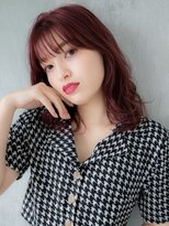 ヘアメイク パッセージ 千歳船橋店(hair make passage)&nbsp;レッドピンクカラー