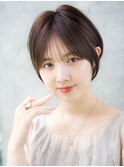 前髪あり大人ショート20代30代40代【AIN.表参道】川原大地