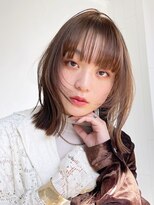 アルバム 池袋(ALBUM)&nbsp;ナチュラルフェイスレイヤー_チェリーブラウンフェミニン_39393