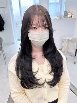 レミエ ダイカンヤマ(lemiie) ワンホンレイヤー★ワンカール レイヤーカット レイヤーロング