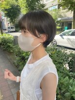 ラヴィズム 松崎店(LUVISM)&nbsp;ショートカット丸みショート耳掛けひし形小顔 10代20代30代