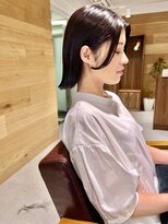 アーティクル(Article)&nbsp;【Article二子玉川】20代30代40代透明感カラー切りっぱなしボブ