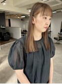 【NEU×岡部】ぷつっとセミロング×インナーカラー