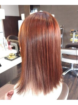 エノモト(ENOMOTO) ツヤ髪ノンジアミンうる艶バーガンディーストレートロングヘア