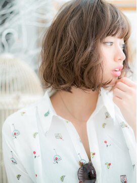 モッズヘア 越谷(mod's hair) 大人かわいいバレイヤージュ小顔外ハネボブc5越谷20代30代40代