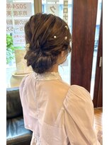 エルパティオ(EL PATIO) 結婚式お呼ばれスタイル/ヘアーアレンジ/編み込みスタイル