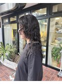 くしゃっとなるpoodle perm