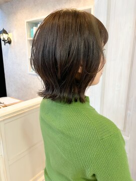 キャアリー(Caary) 福山人気韓国風くびれ巻きブリーチなし透明感グレージュ20代30代