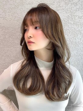 ロンド アンブル 四条烏丸(Lond ambre) 【五島巨幹】レイヤーカット/オリーブベージュ/髪質改善
